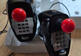 ColecoVision Super Action Controllers Vintage Joysticks w/Box *VG