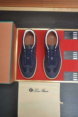 Loro Piana Cashmere Loafers, Leather Lining, Size EU 42 (US 9)