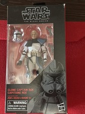 Hasbro Star Wars Clone Captain Rex Black Series 6 Inch Action Figure