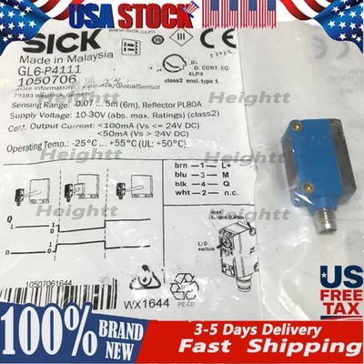New Sick GL6P4111 GL6-P4111 1050706 Photoelectric Sensor Free Shipping