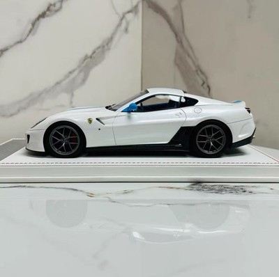 SUPER RARE* Dino Model 1/18 Ferrari 599 GTO Pearl White / Blue