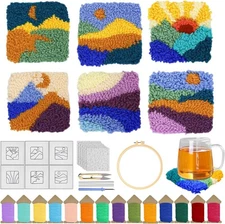 Jaxbo Punch Needle Kit for Beginners Adults Kids Easy as show 