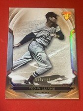 2019 Topps Triple Threads Amber 1/199 Ted Williams #46 HOF Boston Red Sox