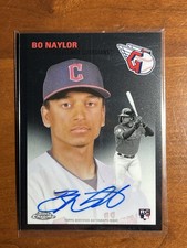 2023 Topps Chrome Platinum Anniversary *Autograph* Bo Naylor RC Guardians Star
