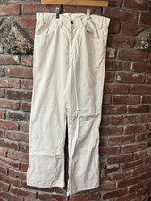 Vintage 70s 80s Levi's 519 White Tab Corduroy Pants Sz 31 X 29 USA Made Distress