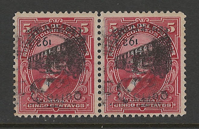 ECUADOR SCOTT#264 MINT NEVER HINGED WITH INVERTED OVERPRINT