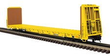 Atlas O 3001929 Trainman 62' Bulkhead Flat Car TTX TTPX