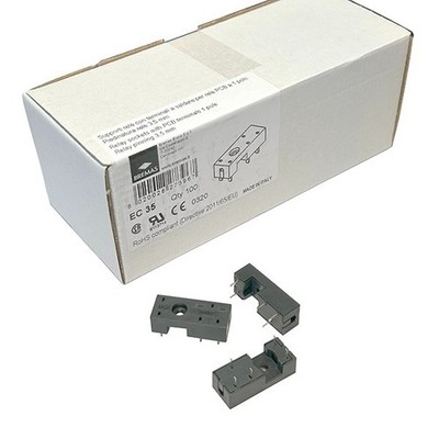EC-35 PCB Relay Socket for 1 pole relay Box of 50 with volume disc Custom Conn