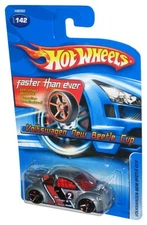 Hot Wheels Volkswagen New Beetle Cup (2005) Mattel Silver Toy Car #142 - (Faster