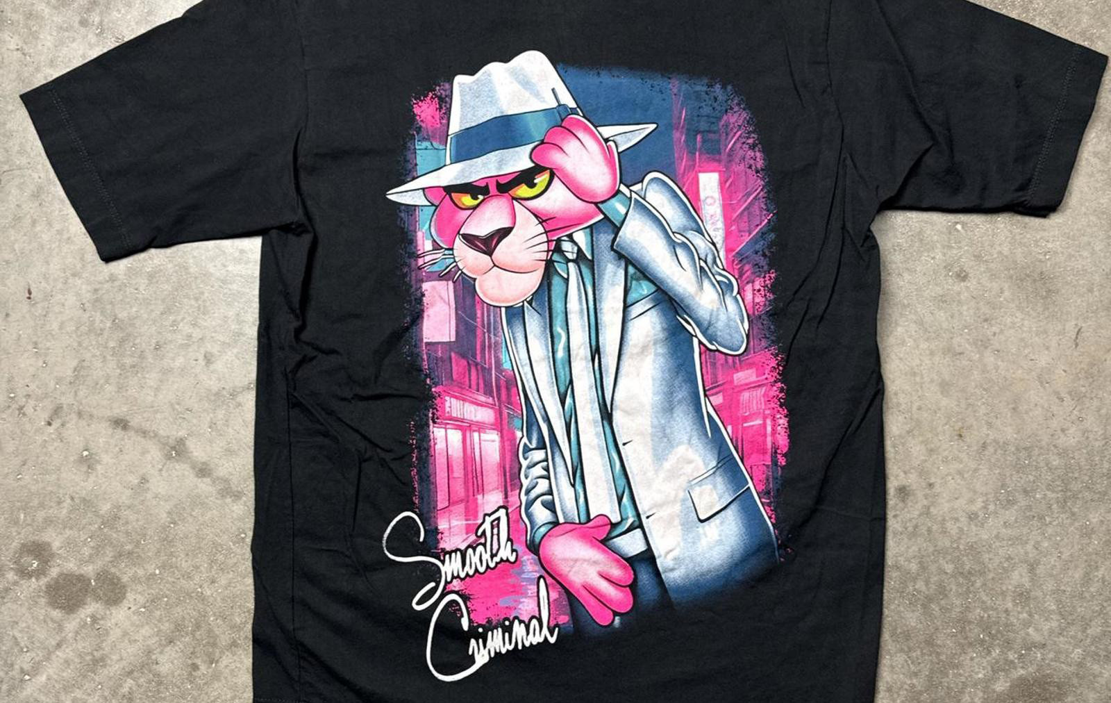 The Pink Panther Cartoon Smooth Criminal T-shirt All Size S to 5XL BA536