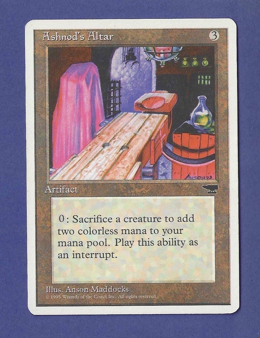 1995 Magic the Gathering - Ashnod's Altar - Chronicles MTG