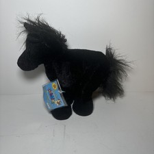 Webkinz Black Stallion 8in Ganz Horse HM145
