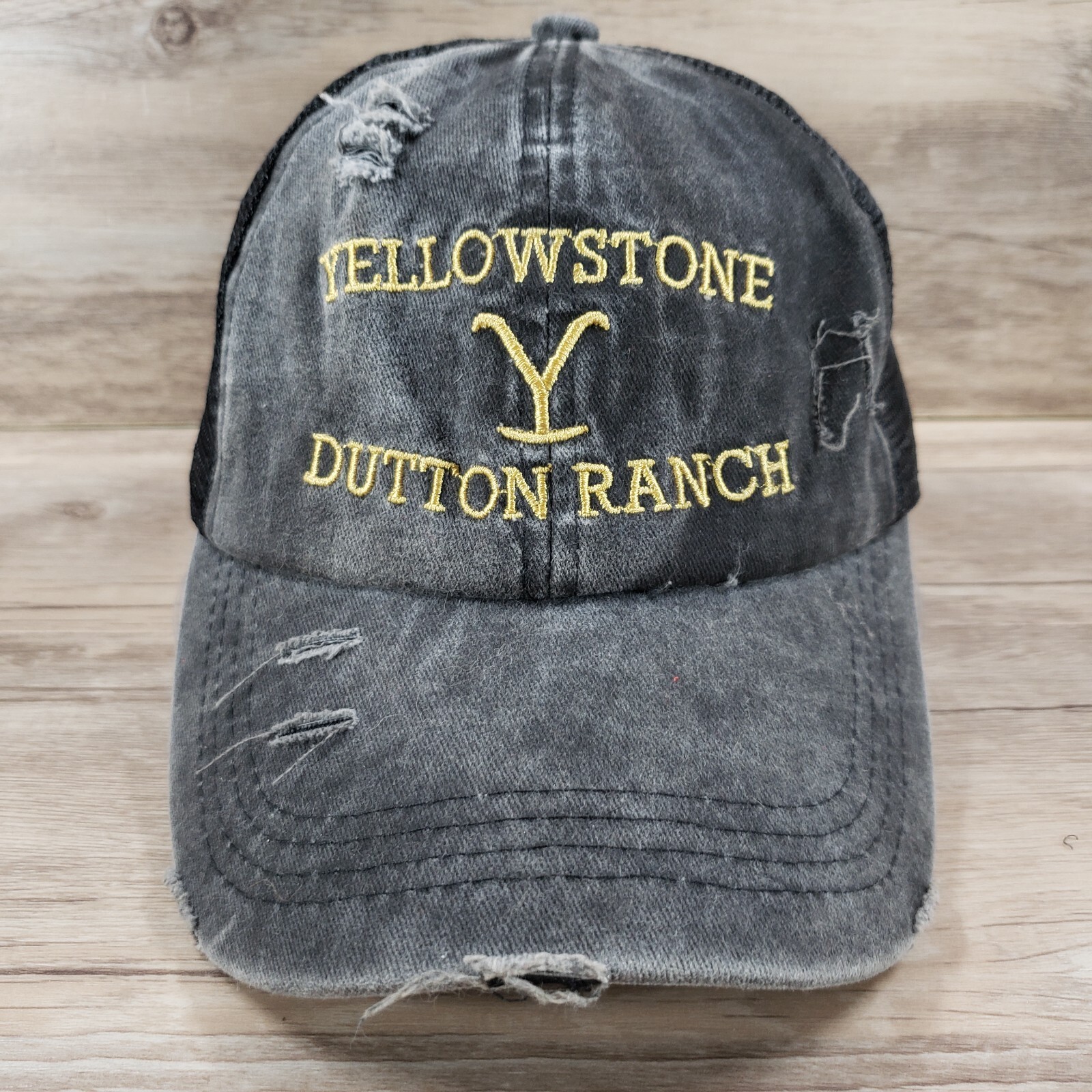 Yellowstone Dutton Ranch Hat Cap Strap Back Distr… - image 1