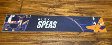 Alex Speas 2024 Houston Astros Game Used Locker Room Name Plate Team Issued