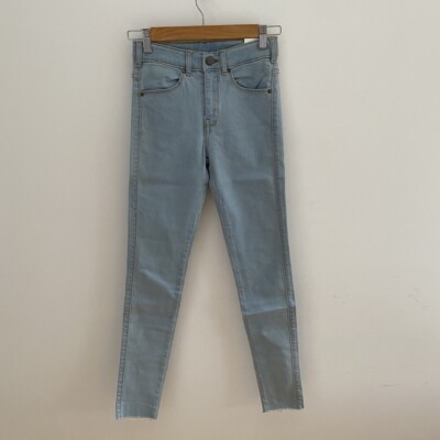 Urban Outfitters Dr. Denim lexy void blau roher Saum dünne Jeans. ''XS - W24'''' L29''