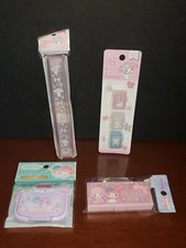NEW Sanrio My Melody 4pc Set-Accessory Case Wipe Cover Toothbrush Case  Caps