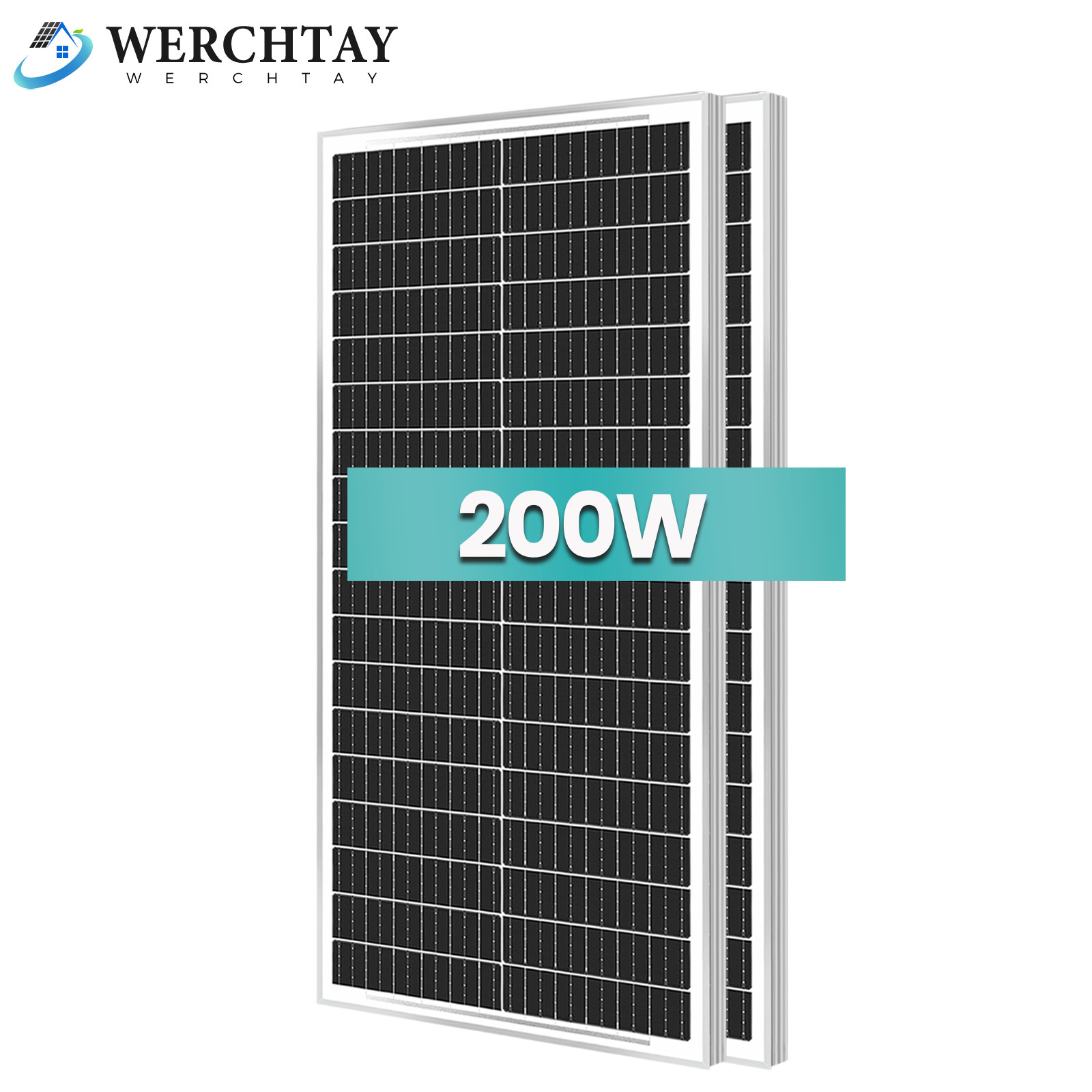 100W 200W 400W 1000Watt 12V Monocrystalline Solar Panel Home