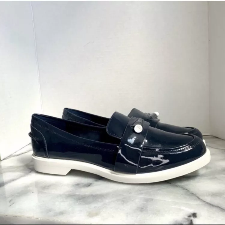 Top 57 Best Tory Burch Color Block Pocket Tee Golf Loafers Today 15 Tory Burch Sport Women's Navy Pocket Tee Golf Loafers Size 11 NWB | eBay