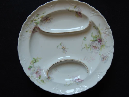 Limoges Porcelain Asparagus Plate Théodore Haviland Decré Nantes