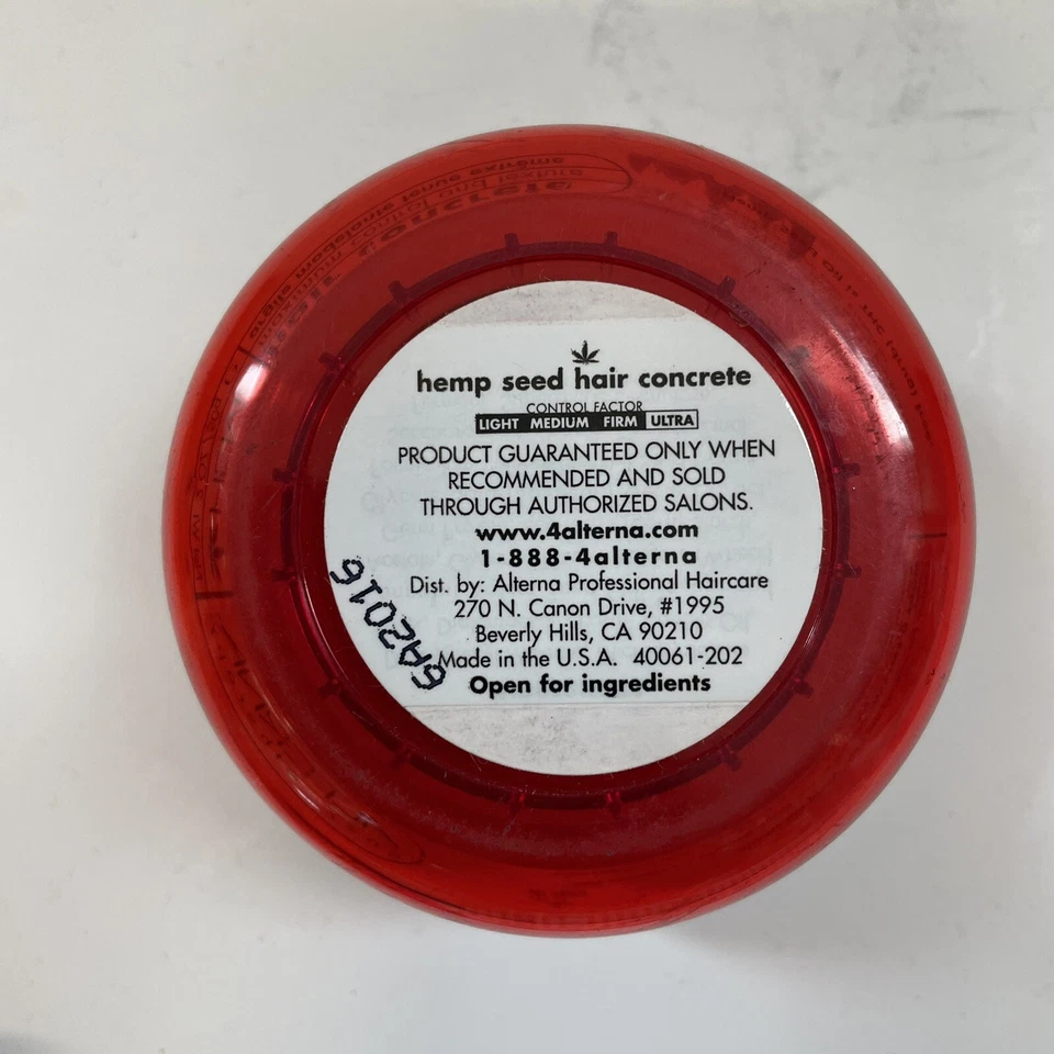 Alterna Hemp Hair Concrete Maximum Control and Texture 2 OZ - Image 4 of 4