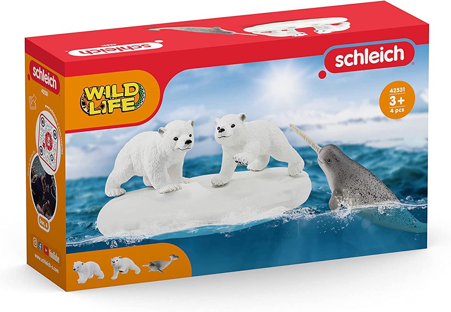 Schleich 42531 Eisbären-rutschpartie