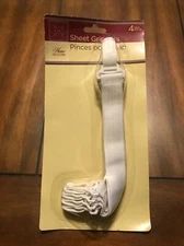 Home Collection Sheet Grippers , Mattress Straps, Sheet Holder, Elastic 4 Pack