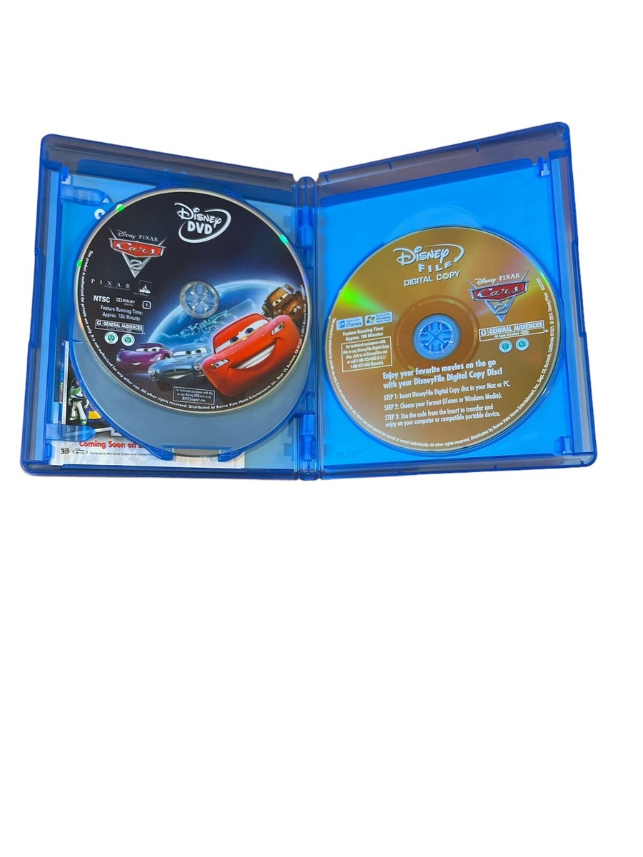 Disney Cars 2 Blu Ray 3D DVD Digital Copy 5 Disks Set Disney PIXAR