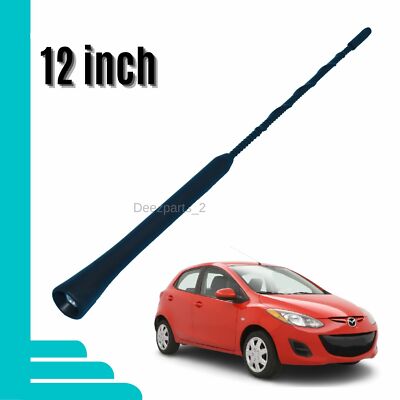 12'' Antenna Black for Mazda 2 2011-2014