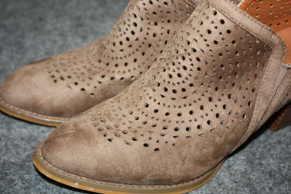 G.C. Zapatos Mujer Ricky Corte Láser Botín Marrón 9 Botas Foto 4 de 4