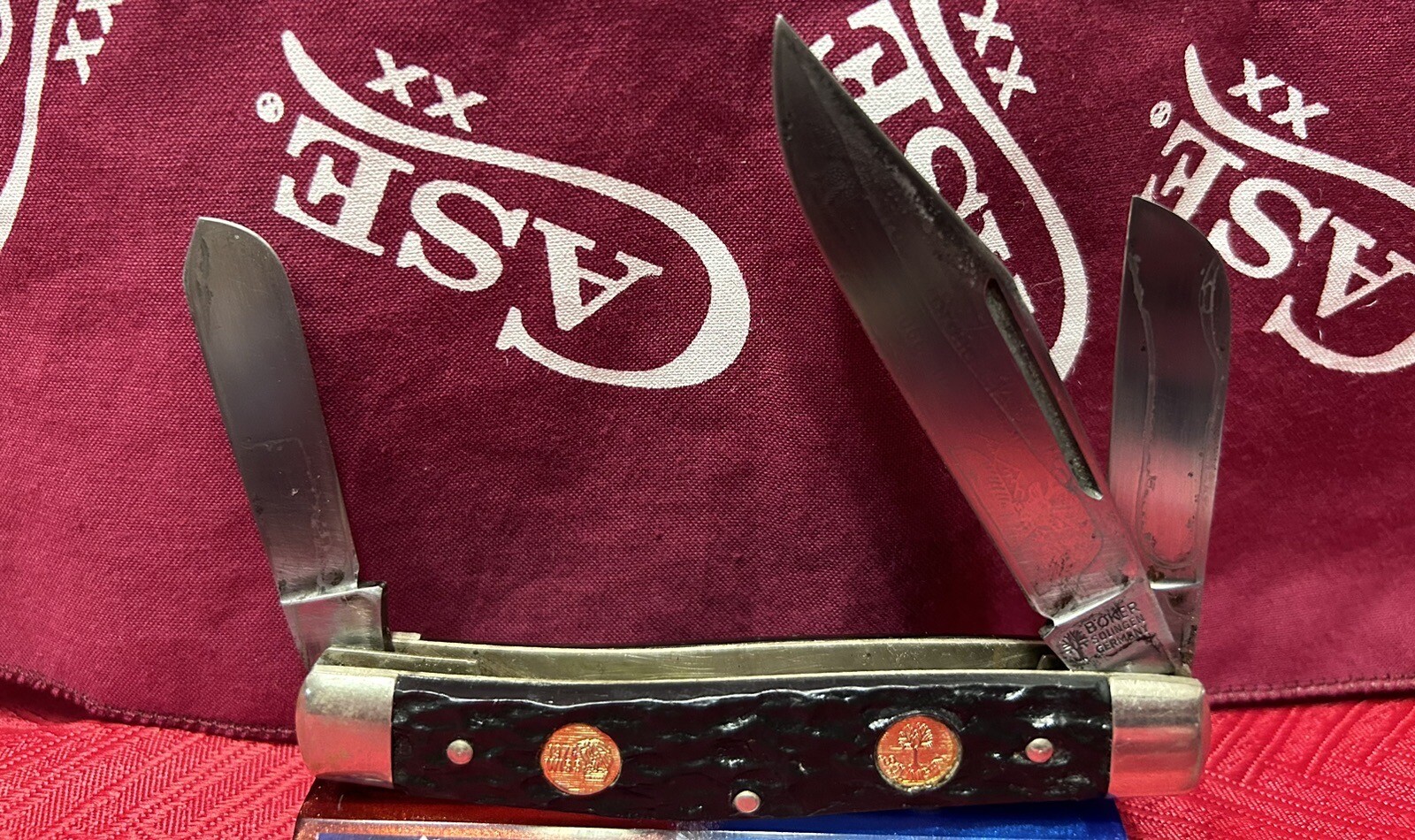 Vintage Boker Solingen Germany Tree Brand Classic 6066 LTD Stockman ...