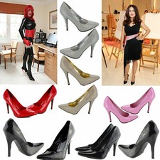 SCARPE DA UOMO DRAG QUEEN TRASSER CON TACCO ALTO A PUNTA TAGLIE FORTI NUOVE