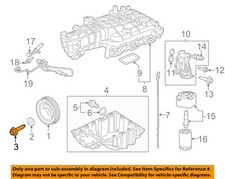 Ford Oem 16-23 Edge Engine Engine Parts-crnkshft Pulley Bolt Hl3z6a340a