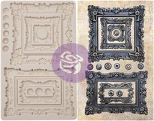 Marketing Redesign with  Finnabair Decor Moulds Baroque Frames 5" X 8" X 8Mm 655