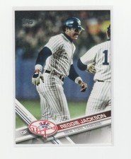 2017 TOPPS UPDATE #US99 REGGIE JACKSON SHORT PRINT SP VARIATION NEW YORK YANKEES