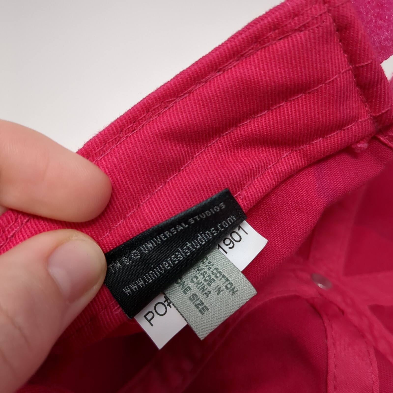 Universal Studios Strapback Hat Pink One Size Adj… - image 10