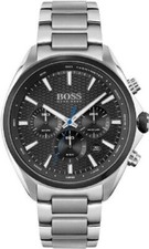 HUGO BOSS MENS DISTINCT CHRONO WATCH HB1513857 BLACK DIAL - WARRANTY -RRP 379.00