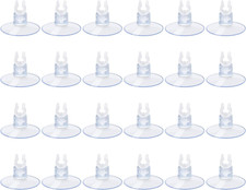 Aquarium Suction Cups, for Fish Tank Airline Tubing, with Clips 3/16" Air Hose H
