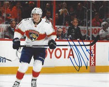 FLORIDA PANTHERS ALEKSANDER BARKOV SIGNED AUTHENTIC 8X10 PHOTO E COA NHL FINLAND