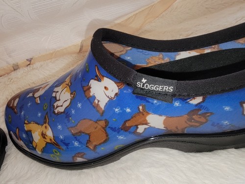 Sloggers Garden And Rain Slip On Shoes Cow Design Size 8 New No Tags - Bild 4 von 8