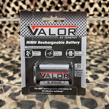 NEW Tenergy Valor 9.6V 230mAh Rechargeable Battery - Single