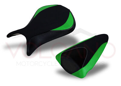 FIT KAWASAKI NINJA ZX 6R 2007-2008 Volcano Design Seat Cover GREEN