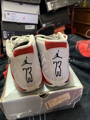 Size 10 - Air Jordan 14 OG 1999 Candy Cane for sale online | eBay