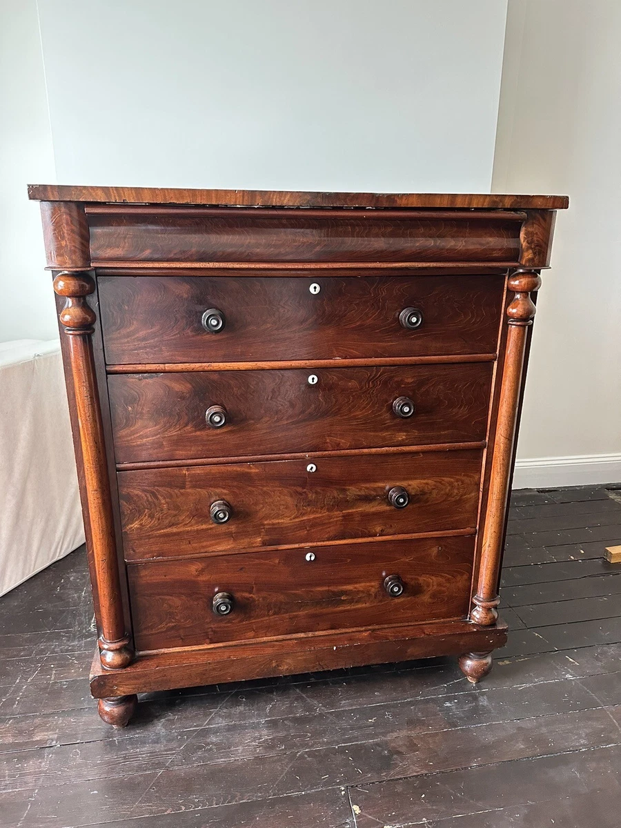 Large mahogany online chest of drawers