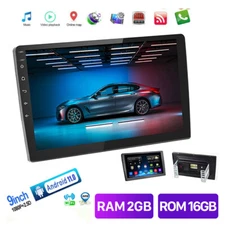 Android 11 HD Touch Screen WIFI BT GPS FM Car Radio Multimedia MP5 Player 9"