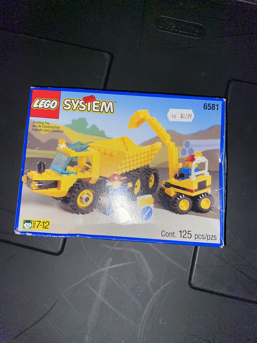 LEGO Town City Dig N Dump Building Toy Set 6581 sealed box dented