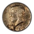 1964 50c Kennedy Half Dollar - Colorful Speckled Original Toning - BU - H3213