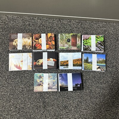 Real estate blank notecards 250 cards with envelopes, various seasons Buffini