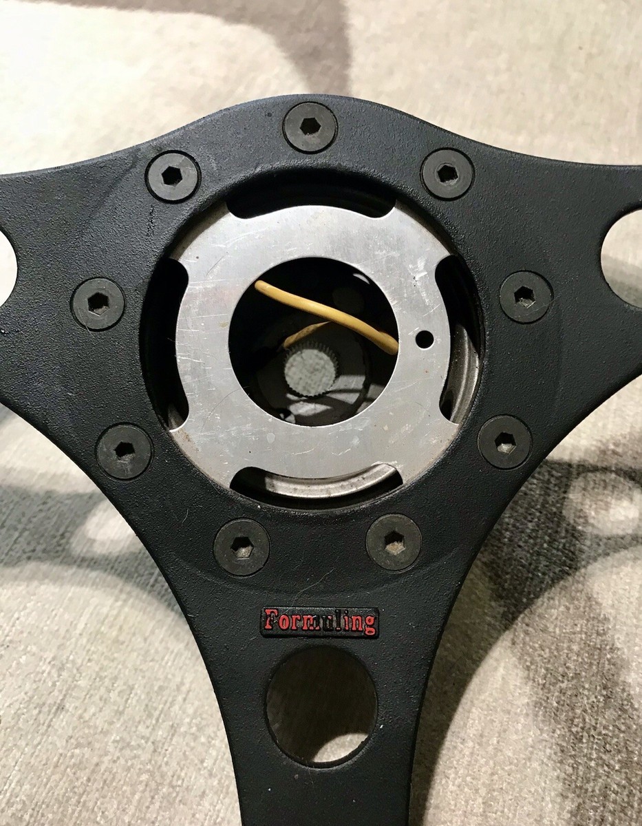 Formuling ステアリング Vintage FORMULING Leather Steering Wheel 14” Made in France
