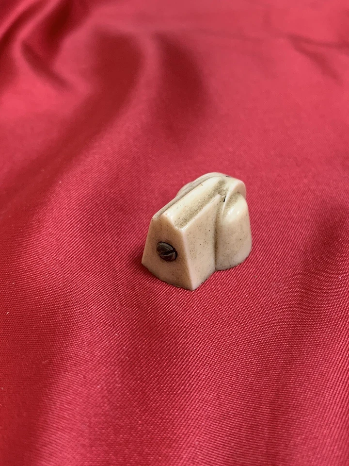 复古 MAGNATONE 吉他/扩音器 白色鸡头 Knob DAKA WARE Supro National Epi — 第 3/4 张图片