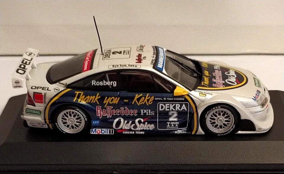 MINICHAMPS 1:43 AUTO OPEL CALIBRA BYE BYE K.ROSBERG HOCKENHEIM 1995 430954282 - Immagine 4 di 4
